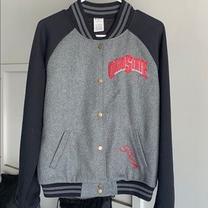 PINK Victoria Secret Ohio State varsity jacket